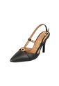 Tacon Alto Negro Slingback Vizzano de Vizzano