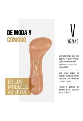 Tacon Alto Negro Slingback Vizzano