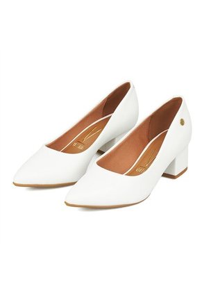 Tacon Medio Cuadrado Blanco Vizzano