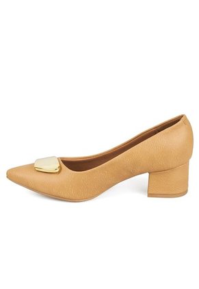 Tacon Medio Cuadrado Arena Dorado Vizzano