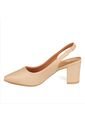 Tacon Medio Cuadrado Slingback Beige Vizzano de Vizzano