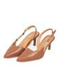Tacon Medio Slingback Café-Mocca Croco Vizzano de Vizzano