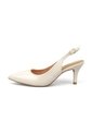 Tacon Medio Slingback Napa Garda Marfil Vizzano de Vizzano