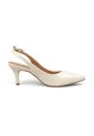 Tacon Medio Slingback Napa Garda Marfil Vizzano de Vizzano
