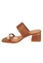 Sandalia Tacon Medio Mule Café-Mocca Vizzano de Vizzano