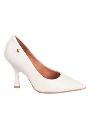 Tacon Medio Stiletto Pump Crema Vizzano