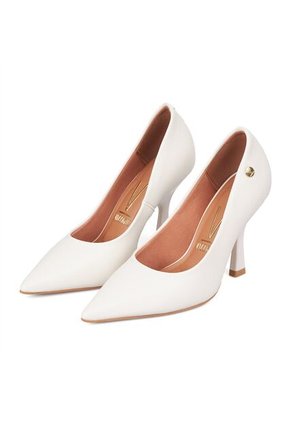 Tacon Medio Stiletto Pump Crema Vizzano