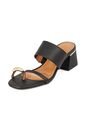Sandalia Tacon Medio Mule Negro Vizzano de Vizzano
