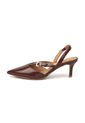Tacon Medio Slingback Rojo-Carmin Oscuro Vizzano de Vizzano