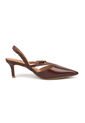 Tacon Medio Slingback Rojo-Carmin Oscuro Vizzano de Vizzano