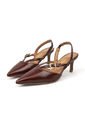 Tacon Medio Slingback Rojo-Carmin Oscuro Vizzano de Vizzano
