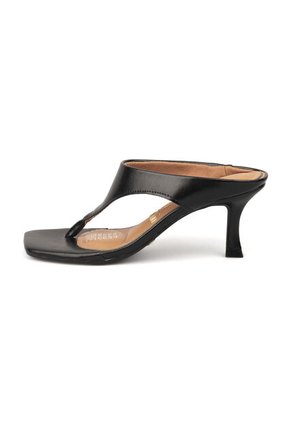 Sandalia Tacon Alto Negro Vizzano