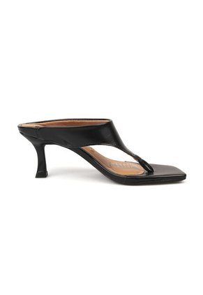 Sandalia Tacon Alto Negro Vizzano