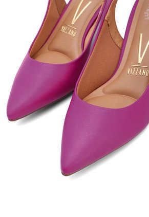 Tacón Medio Violeta Vizzano