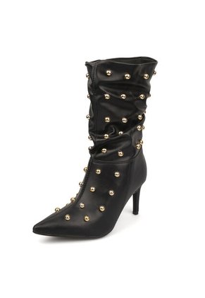 Bota Tacon Alto Napa Genebra Negro Vizzano
