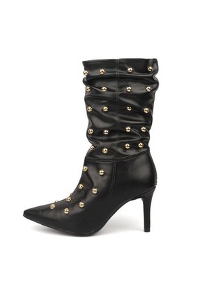Bota Tacon Alto Napa Genebra Negro Vizzano