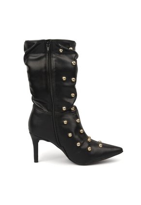 Bota Tacon Alto Napa Genebra Negro Vizzano