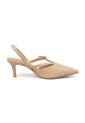 Tacon Medio Slingback Pelica Beige Vizzano de Vizzano