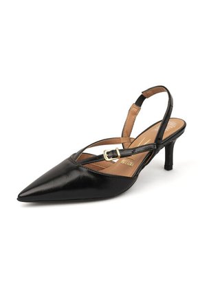 Tacon Medio Slingback Napa Imperiale Negro Vizzano