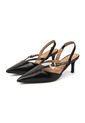 Tacon Medio Slingback Napa Imperiale Negro Vizzano de Vizzano