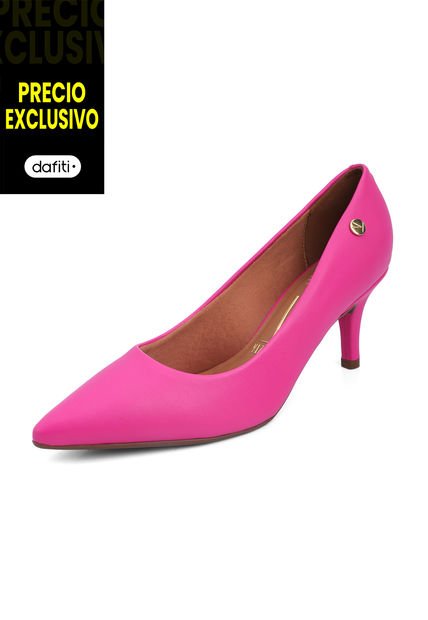 Tacón Medio Fucsia Vizzano