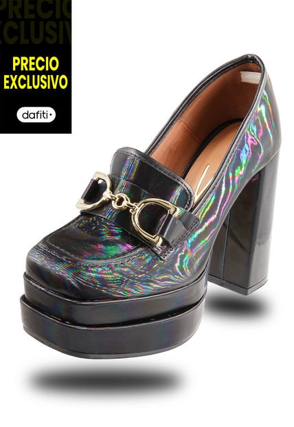 Tacón Alto Negro Vizzano