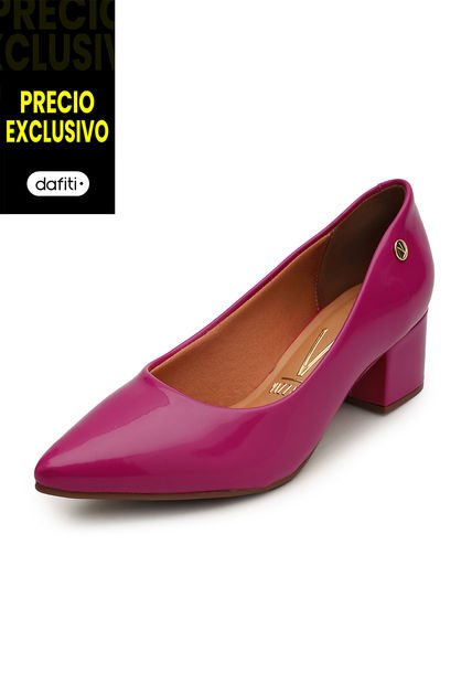 Tacón Bajo Magenta Vizzano