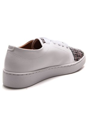 Tenis Blanco-Negro-Rojo Vizzano