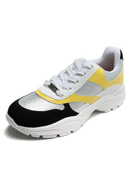 Tenis Blanco-Negro-Plateado-Amarillo Vizzano - Compra Ahora | Dafiti  Colombia