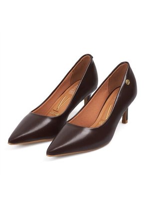 Tacon Bajo Café-Cacao Stiletto Kitten Vizzano