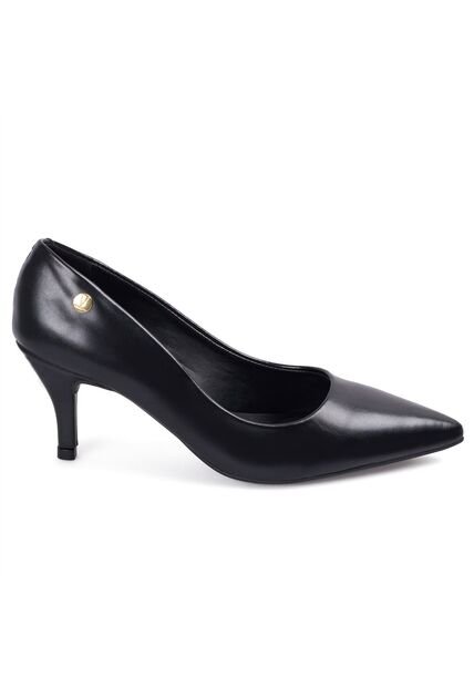 Tacon Medio Negro-Negro Stiletto Vizzano