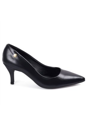 Tacon Medio Negro-Negro Stiletto Vizzano
