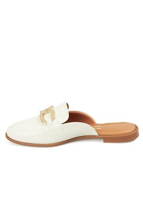 Slipper Baleta Zueco Blanco-Marfil Vizzano