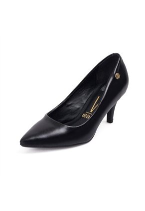 Tacon Medio Negro-Negro Stiletto Vizzano