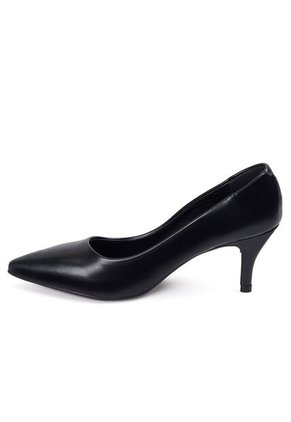 Tacon Medio Negro-Negro Stiletto Vizzano