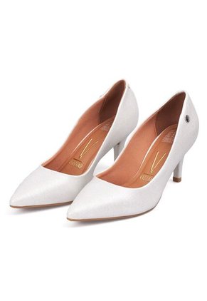 Tacon Medio Plateado Stiletto Vizzano