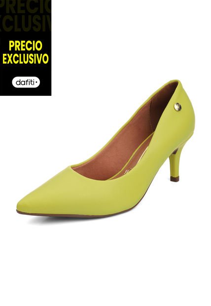 Tacón Medio Amarillo Vizzano