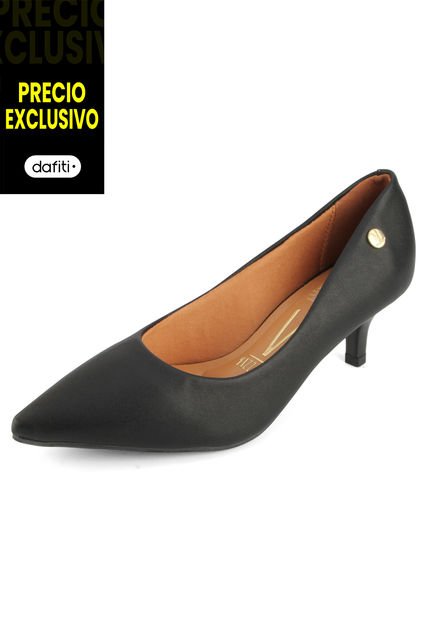 Tacón Bajo Negro Vizzano