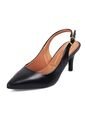 Tacon Medio Negro Slingback Vizzano de Vizzano