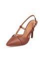Tacon Alto Café-Moca Slingback Vizzano de Vizzano