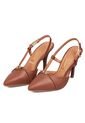 Tacon Alto Café-Moca Slingback Vizzano de Vizzano