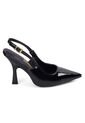 Tacon Alto Negro-Negro Slingback Heel Vizzano de Vizzano