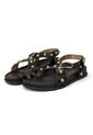 Sandalia Plana Negro Napa Calf Vizzano de Vizzano