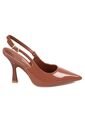 Tacon Alto Café-Moca Slingback Heel Vizzano de Vizzano