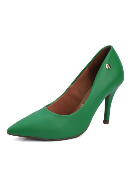 Tacón Alto Verde-Dorado Vizzano