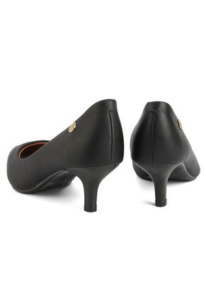 Tacón Bajo Negro Vizzano