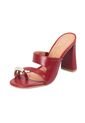 Sandalia Tacon Alto Mule Rojo-Cereza Vizzano de Vizzano