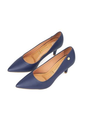 Tacón Medio Azul Vizzano