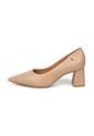 Tacon Medio Cuadrado Beige Vizzano de Vizzano
