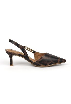 Tacon Stiletto Bajo Multi Café Vizzano